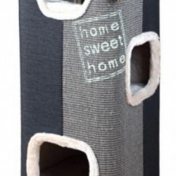 Trixie 44957 домик-башня для кошки jorge, серый антрацит