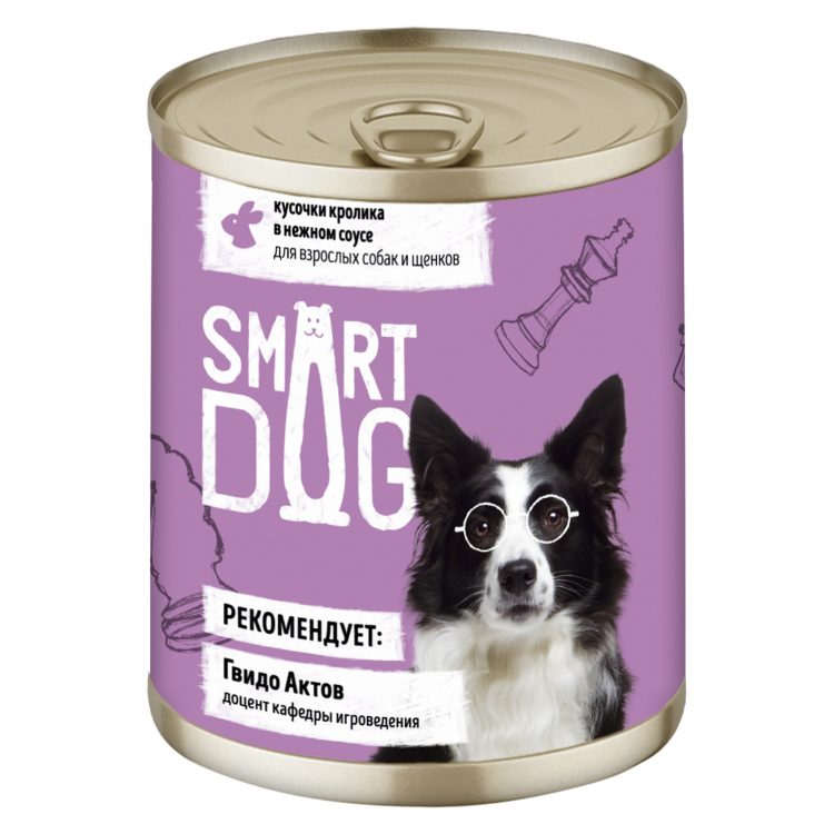 Smart Dog (Смарт дог) Консервы для взрослых собак и щенков, 400 г