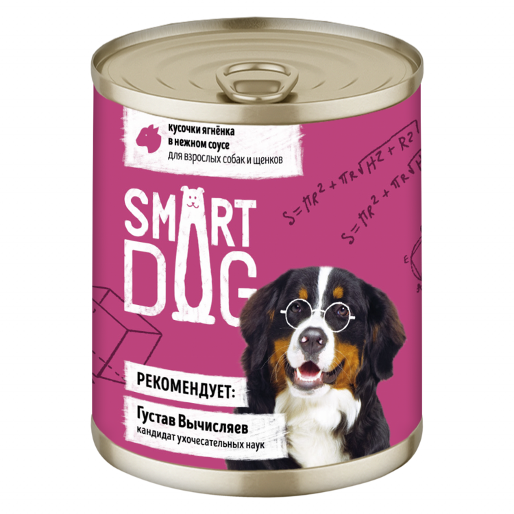 Smart Dog (Смарт дог) Консервы для взрослых собак и щенков, 400 г