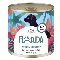 FLORIDA (Флорида) Консервы для собак "Лосось с грушей"