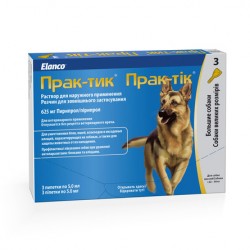 Elanco практик капли инсектоакариц.  для собак