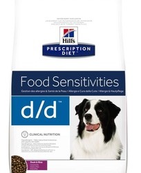 Hill`s (Хилс) d d duck & rice лечение пищевых аллергий, острых панкреатитов. с уткой и яйцом.