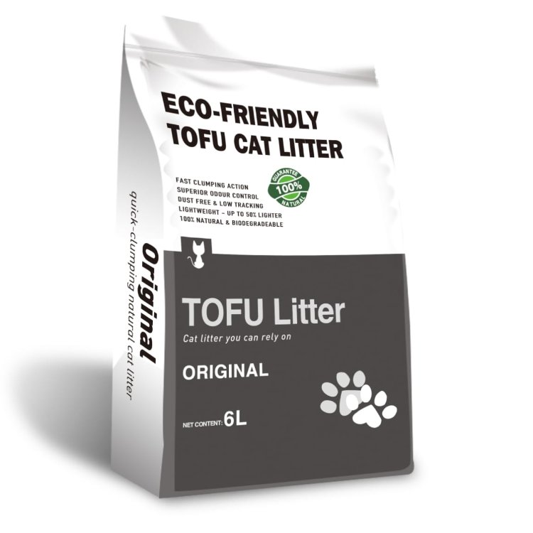 Tofu litter. Тофу, Экологически чистый комкующийся, наполнитель. Пищевой
