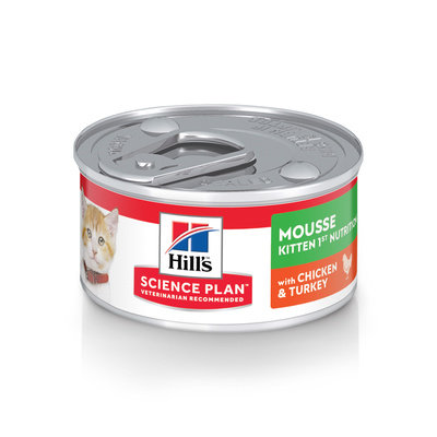 Hill`s (Хилс) feline kitten 1st nutrition mousse мусс для котят с курицей
