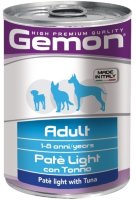 Gemon (Джемон) Dog Light консервы для собак облегченный паштет тунец