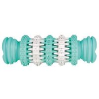 Trixie игрушка-кость "dentalfun", резина. , белый зеленый