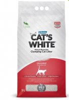 Cats White (Кэтс Вайт) Natural без ароматизатора комкующийся наполнитель
