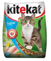 Kitekat (Китикет) сухой корм для кошек улов рыбака