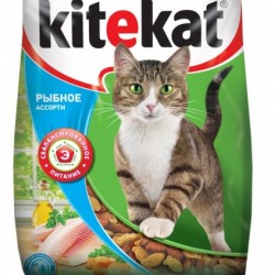 Kitekat (Китикет) сухой корм для кошек улов рыбака