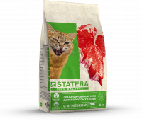 STATERA (Статера) Сбалансированный корм для взрослых кошек с ягненком