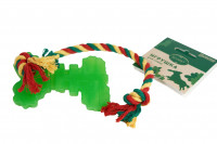 Игрушка для собак Ключ Ecopet с канатом (Зеленый)