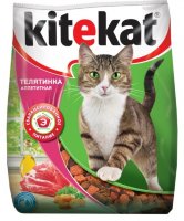 Kitekat (Китикет) сухой корм для кошек аппетитная телятина