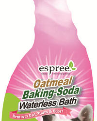Espree средство для очищения шерсти для собак, oatmeal baking soda waterless bath