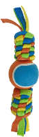 Petpark игрушка для собак Плетенка с теннисным мячом и петлей