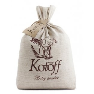 Kotoff baby powder (детская пудра) - холщевый мешочек