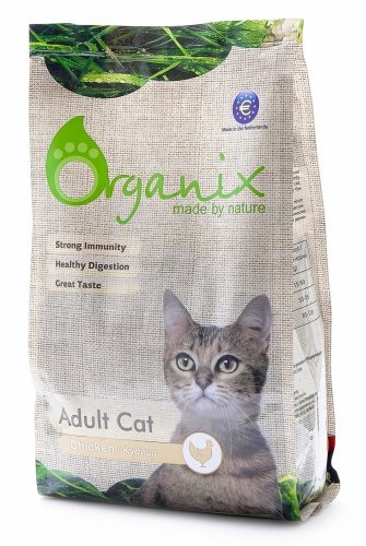 Organix (Органикс) сухой корм натуральный корм для кошек с курочкой (adult cat chicken)