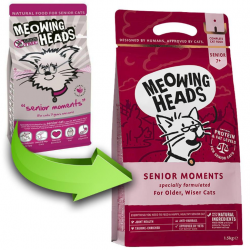 Meowing Heads (Мяунг Хедс) для кошек старше 7 лет с лососем и яйцом 