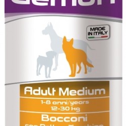 Gemon (Джемон) Dog Medium консервы для собак средних пород кусочки курицы с индейкой