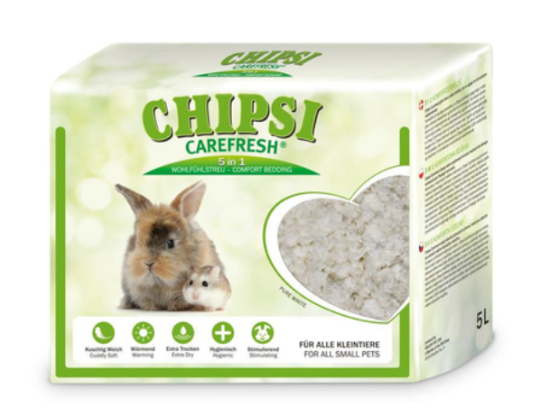 Carefresh (Карефреш) Наполнитель подстилка Pure White белый бумажный для мелких домашних животных и птиц