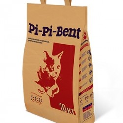 Pi-pi bent (пакет) комкующийся наполнитель для кошачьего туалета