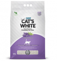 Cats White (Кэтс Вайт) Lavender аромат лаванды комкующийся наполнитель