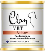 Clan (Клан) VET URINARY диетические консервы  д/кошек Профилактика МКБ