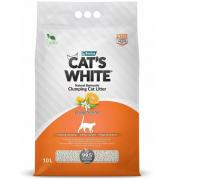 Cats White (Кэтс Вайт) Orange аромат апельсина комкующийся наполнитель