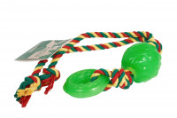 Игрушка для собак Комета Ecopet с канатом (Зеленый)