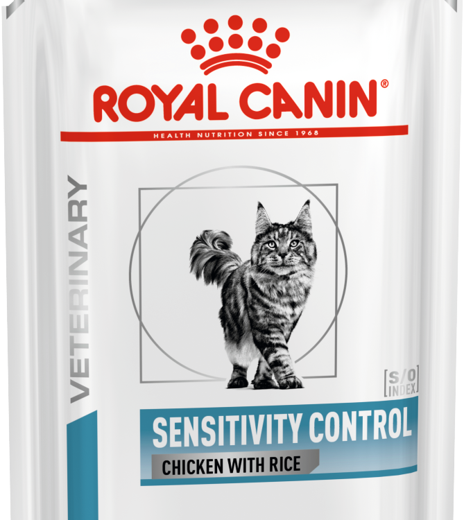 Royal Canin (Роял Канин) sensitivity control паучи для кошек с пищевой аллергией цыпленок/рис