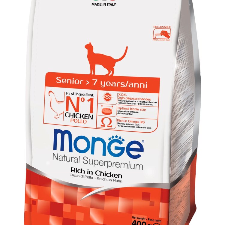 Monge (Монж) cat корм для пожилых кошек