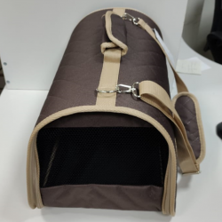 Saival сумка перeноска пластик, стёжка, цвет коричневый