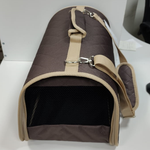 Saival сумка перeноска пластик, стёжка, цвет коричневый