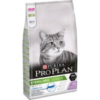 ПРОПЛАН (PROPLAN) для пожилых кастрированных котов и стерилизованных кошек (sterilized 7+) с индейкой 24.472