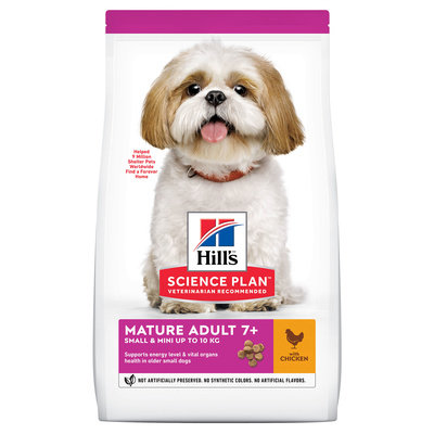 Hill`s (Хилс) mature adult 7+small&miniature для пожилых собак мелких и миниатюрных пород с курицей