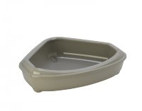 Moderna Туалет-лоток угловой с рамкой corner+rim, 55х45х13, (corner tray with rim)