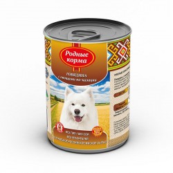 РОДНЫЕ КОРМА 410 г консервы для собак