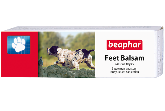 Beaphar бальзам (мазь) для защиты лап от поврждений (feet balsam)