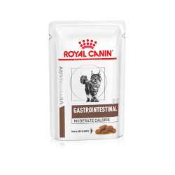 Royal Canin (Роял Канин) gastro intestinal moderate calorie паучи для кошек при лечении жкт