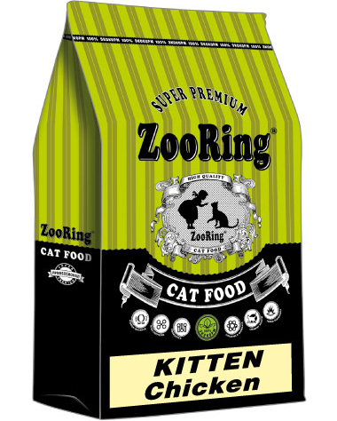 ZooRing (Зооринг)  Kitten Chicken для котят цыпленок с гемоглобином