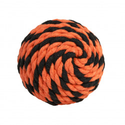 Игрушка для собак Мяч Броник Ecopet (оранжевый-черный)