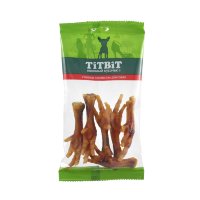 TiTBiT Вяленые лакомства для собак Лапки куриные  - мягкая упаковка