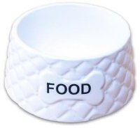 КерамикАрт миска керамическая Food белая 680мл, белая