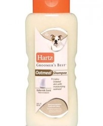 Hartz living groomer's best oatmeal shampoo овсяный шампунь для собак с чувствительной кожей с ароматом сливок