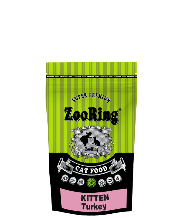 ZooRing (Зооринг) Kitten Turkey для котят индейка с гемоглобином