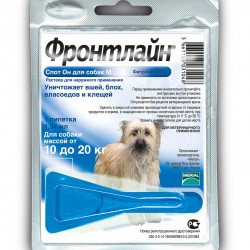 Фронтлайн Спот-он для собак – для защиты от клещей, блох в форме капель