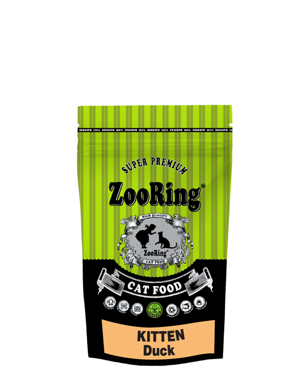 ZooRing (Зооринг) Kitten Duck для котят Утка с гемоглобином