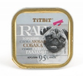 TiTBiT (Титбит) паштет для собак raf с кроликом