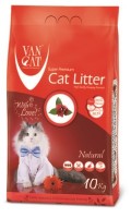 Van cat комкующийся наполнитель "100% натуральный", без пыли, пакет (natural)