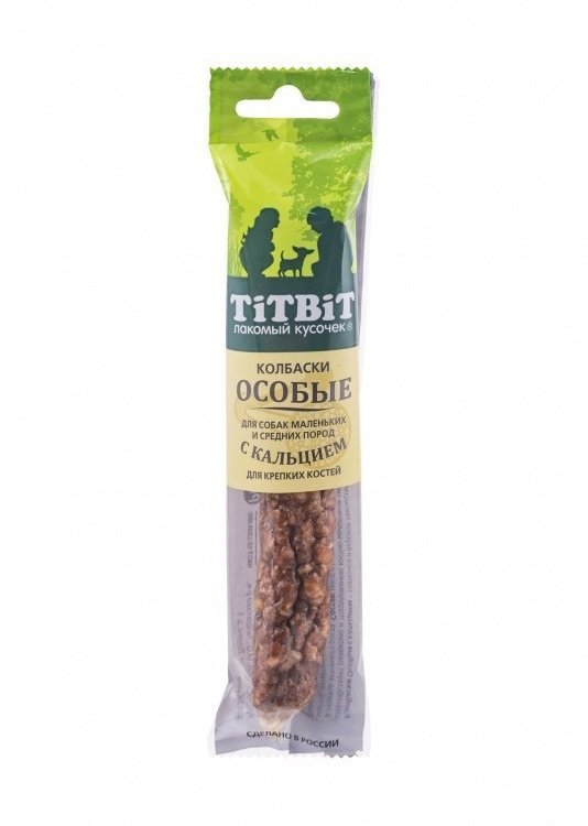 TiTBiT Колбаски Особые с кальцием для собак маленьких и средних пород