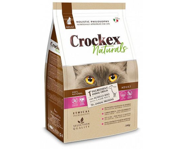 CROCKEX (КРОКЕКС) корм для кошек ягненок/рис